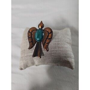 Copper Bird Brooch
